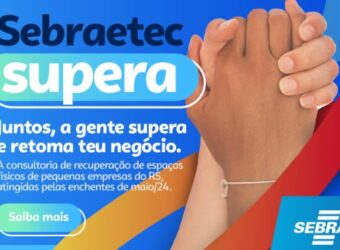 O Sebraetec Supera é um programa de consultoria gratuita é voltado especificamente para pequenas empresas gaúchas que sofreram com as enchentes de maio de 2024.