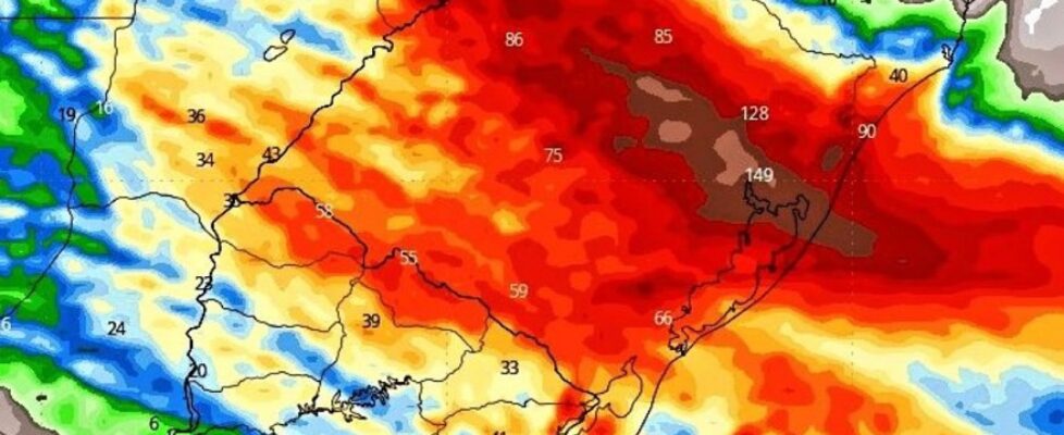 Entre os dias 15 e 17 de junho, as chuvas devem afetar todas as regiões do Rio Grande do Sul.